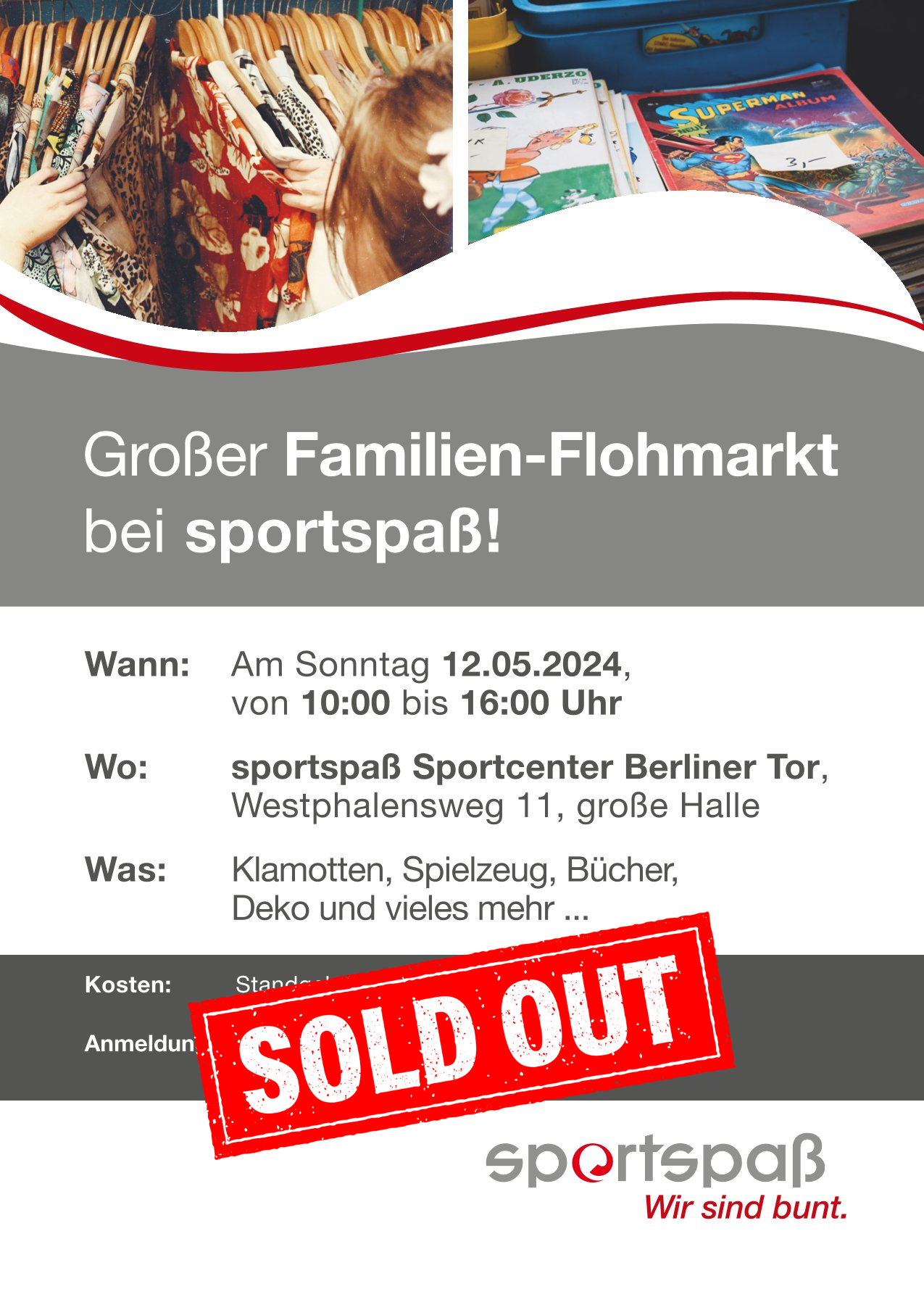 You are currently viewing sportspaß Flohmarkt am 12.05.2024